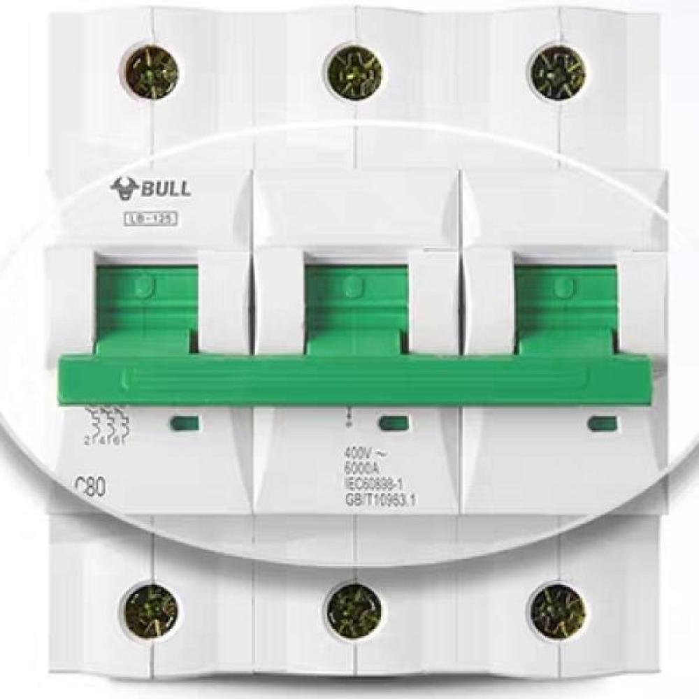 公牛(bull) c63空气开关三相四线电闸总开关断电保护器小型开断路器